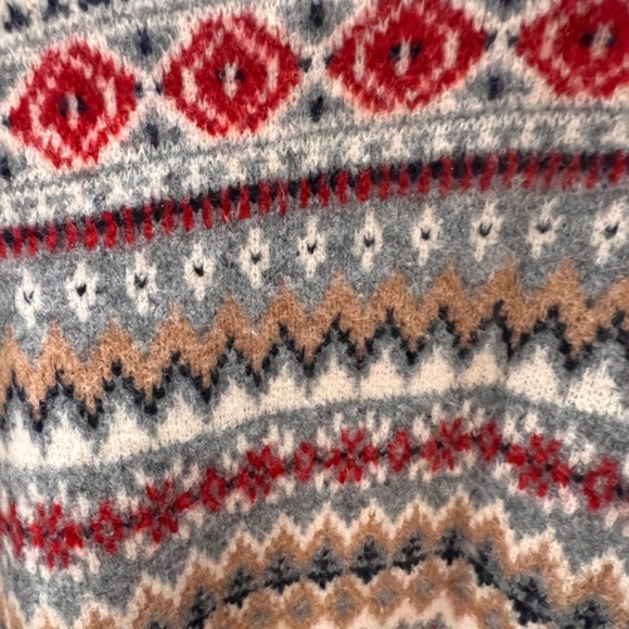 🔥NWOT Lucky Brand Men's Intarsia Nordic Sweater. Size M - Picture 6 of 13